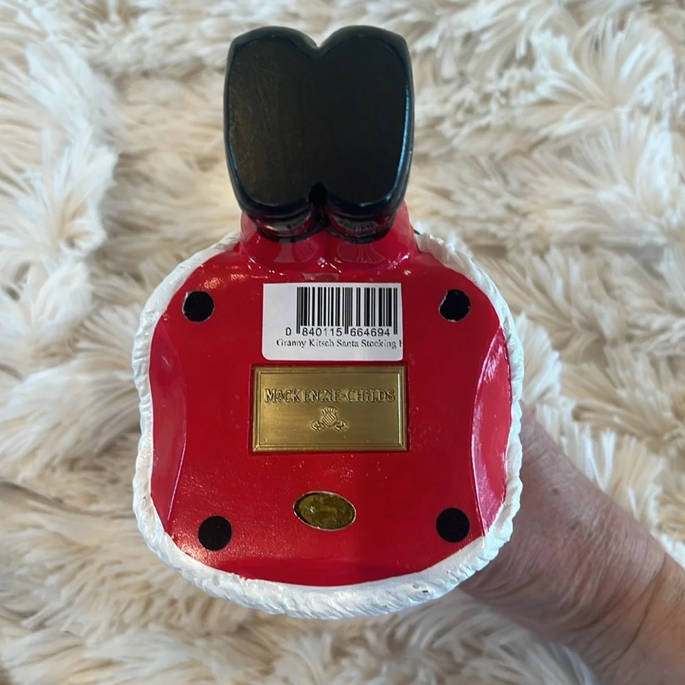 MacKenzie-Childs Granny Kitsch Santa Stocking Hook - Picture 8 of 15